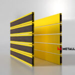 Планкен для забора Printec под дерево 120 mm RAL 1018 – покрытие матовое, толщина 0,45 мм в Новосибирске  | фото 3