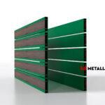 Планкен для забора Printec под дерево 120 mm RAL 6002 – покрытие порошковое, толщина 0,45 мм в Новосибирске  | фото 4