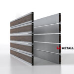 Планкен для забора Printec под дерево 120 mm RAL 7004 – покрытие полиэстер, толщина 0,45 мм в Новосибирске  | фото 2