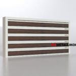 Планкен для забора Printec под дерево 120 mm RAL 9002 – покрытие матовое, толщина 0,45 мм в Новосибирске  | фото 3
